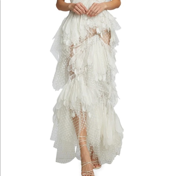 Zimmermann Rhythmic Fluted Gown AU 1 NWT - Picture 4 of 5